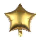 Star Shape Foil Balloon Matte Metal Aluminum Film Balloon For Birthday Party Backdrop Wedding Decoration Kid Gift