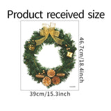 Christmas Gift Christmas Santa Claus Wreath Door Sticker Window Stickers Wall Oranments Merry Christmas Decor For Home Happy New Year 2022