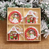 Christmas Gift Christmas Wooden Pendant Merry Christmas Decorations For Home 2022 Cristmas Ornament Xmas Navidad Gifts Happy New Year 2023