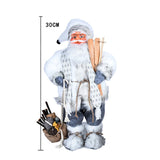 Christmas Gift New Year 2022 Christmas Decorations for Home 25 Style Height 30cm Santa Claus doll Children's gifts Window Ornaments Navidad