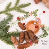 Christmas Gift 1Pack Christmas Fake Plants Pine Branches For Christmas Tree Wreath Decorations Xmas Tree Ornaments Kids Gift Supplies