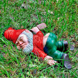 Cifeeo  Creative Drunk Garden Gnome Patio Ornament Funny Rude Drunken Disorderly Statue Figurine Garden Accessories Decoration