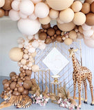 10pcs Coffee Caramel Latex Balloons 12/10/5 Inch Wedding Birthday Balloon Arch Decoration Globos Balon Party Supplies