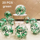 Back to school decoration Cifeeo  20Pcs Metallic Confetti Agate Marble Balloon Latex Transparent Ballon Baby Shower Wedding Birthday Party Decoration Globo