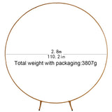 Circle Wedding Props Birthday Decor Wrought Iron Round Ring Arch Backdrop Round Arch Lawn Artificial Flower Row Stand Wall Shelf