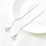 Fashion Crystal Spider Pendant Long Chain Earring Dangle Earrings Alloy Earrings for women