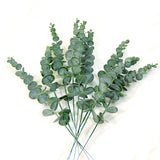 Artificial Eucalyptus Leaves Stems Eucalipto Branches Artificial Fake Plants for Wedding Shooting Prop Home Decoration Garland