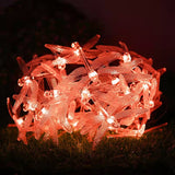 Christmas Gift Solar Christmas Lights 30 LED 8 Modes Solar Dragonfly Fairy String Lights for Xmas Party garden Decorations Outdoor Solar Lamp