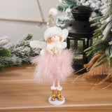 Christmas Gift Latest Christmas Angel Doll Cute Xmas Tree Ornament Noel Deco Happy Christmas Decoration for Home Navidad 2021 Kid New Year Gift