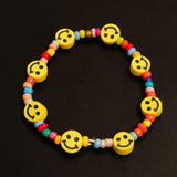 Korean New Vintage Natural Irregular Freshwater Pearl Cute Smiley Simple Bead Rings for Women Girls Jewelry Gifts