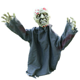 Christmas Gift Halloween Horror Decoration To Insert Large Swing Ghost New Voice Control Decoration Scary Props