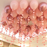 Cifeeo 30P10inch Metallic Red Heart Ruby Agate Red Balloon Wedding Room Valentine Day Decorated Date Red Pomegranate Red Balloon Party