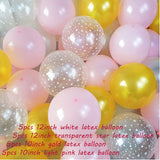 20pcs12-inch Ink-blue Transparent Star Latex Balloon Happy Birthday 2.2g Pink White Helium Balloon Wedding Party Decor Supplies