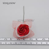 36/72pcs Silk Rose Artificial Flower Artificial Flowers for Wedding Party Baby Shower Birthday Decor Handicrafts DIY Fake Roses