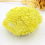 Christmas Gift 900pcs/lot Random Mixed Double Heads DIY Artificial Mini Pearl Flower Stamen Pistil 1mm Floral Stamen For Wedding Decoration DIY