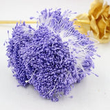 Christmas Gift 900pcs/lot Random Mixed Double Heads DIY Artificial Mini Pearl Flower Stamen Pistil 1mm Floral Stamen For Wedding Decoration DIY