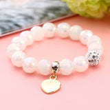 ZOSHI Crystal Butterful Bracelet & Bangle Elastic Heart Bracelets For Women Handmade Shambhala Beads pulseira masculina