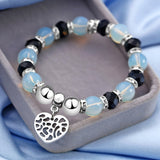 ZOSHI Crystal Butterful Bracelet & Bangle Elastic Heart Bracelets For Women Handmade Shambhala Beads pulseira masculina