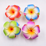 Cifeeo 10PCs 4/9cm Foam Hawaii Aritificial Flowers For Wedding Party Decoration Plumeria Flowers DIY Scrapbook Fake Flower Home Decor