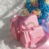 20pcs/lot Portable Party Wedding Favor Candy Boxes Baby Shower Gift Bag DIY creative candy box Romantic mariage