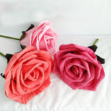 30cm Large Foam Rose Artificial Flower Wedding Decoration with Stage Props DIY Home Decor Artificial Decorative Flowers Wreaths