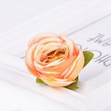 Cifeeo 5Pcs 4cm Artificial silk Rose flower head for wedding Home decoration DIY wreath scrapbook Craft Fake Flowers