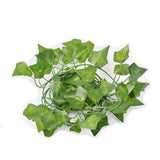 210CM Artificial Fake Vine Ivy Plant Silk Green Leaf Artificial Leaves For Festival Wedding Party Home Decoration Wall Hanging