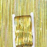 2M 3M 4M Metallic Foil Fringe Shimmer Backdrop Wedding Party Wall Decoration Photo Booth Backdrop Tinsel Glitter Curtain Gold