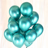 Cifeeo 10Pcs 12Inch NEW Metallic Latex Balloons Thick Pearly Metal Chrome Alloy Colors Photograph Wedding Party Decoration Balloons