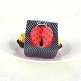 10pcs 3D Wing Ladybug Gift Boxes Wedding Baby Shower Favor Box Candy Box Chocolate Packaging Box for Birthday Party Event Favor