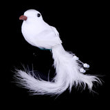 Decorative Fake Doves White Artificial Foam Feather Wedding Ornament Home Craft Table Decor Bird Toy Wedding Decor