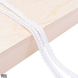 5 Meter 12mm Centipede Lace Ribbon Braided Curve Lace Trim Fabric For Wedding Garment Decoration DIY Clothes Sewing Accessories