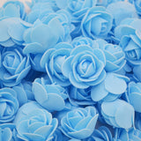 50-200pcs 3cm PE Foam Rose Artificial Flowers Wedding Party Accessories DIY Craft Home Decor Handmade Flower Head Wreath Supplie