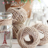 Christmas Gift JOY-ENLIFE Wedding Decoration Jute Twine 30Meter Natural Sisal 2mm Rustic Tags Wrap Crafts Twisted Rope String Cord Events Party