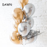 10pcs/lot 12inch New Glossy Metal Pearl Latex Balloons kid toys Thick Chrome Metallic Colors wedding Birthday party decoration