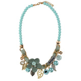 ZOSHI New Fashion Simulated Pearl Necklace for Women Flower Collars Trendy Necklaces & Pendants Statement Necklace Jewelry