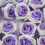 36/72pcs Silk Rose Artificial Flower Artificial Flowers for Wedding Party Baby Shower Birthday Decor Handicrafts DIY Fake Roses