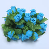 Cifeeo 36/72/144pcs Mini Artificial Flower Silk Rose Flower Bouquet for Wedding Party Home Decoration DIY Wreath Scrapbook accessories