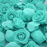 50-200pcs 3cm PE Foam Rose Artificial Flowers Wedding Party Accessories DIY Craft Home Decor Handmade Flower Head Wreath Supplie