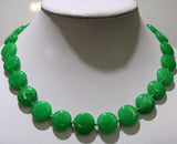 natural stone Necklace crystal agates malachite tiger eye Round shape beads for women jewelry necklace vintage style 18 inches