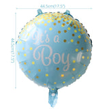 Cifeeo 1Pcs Baby Shower It Is A Boy/ Girl Balloons 1St Birthday Ballon Crown  Bow Globos Birthday Party Decorations Kids Baloon