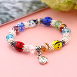 ZOSHI Crystal Butterful Bracelet & Bangle Elastic Heart Bracelets For Women Handmade Shambhala Beads pulseira masculina