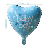 WEIGAO Blue One Foil Balloons Set First Birthday Decor One Year Old Number Balloons Baby Shower Boy 1st Birthday Decor Supplies