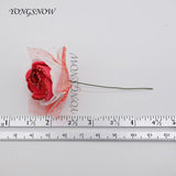 36/72pcs Silk Rose Artificial Flower Artificial Flowers for Wedding Party Baby Shower Birthday Decor Handicrafts DIY Fake Roses