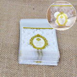 100Pcs Christmas Cookie Candy Package Gifts Bag DIY Self Adhesive OPP Bags For Xmas Home Party Packing Decoration Baking Supply