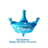 Cifeeo 1Pcs Baby Shower It Is A Boy/ Girl Balloons 1St Birthday Ballon Crown  Bow Globos Birthday Party Decorations Kids Baloon