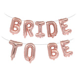 Bride To Be Balloons Rose Gold Party Decoration Crown Miss To Mrs Balloon Team Bride To Be Hen Bachelor Party Decoration Supplie