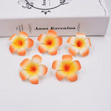 Cifeeo 10PCs 4/9cm Foam Hawaii Aritificial Flowers For Wedding Party Decoration Plumeria Flowers DIY Scrapbook Fake Flower Home Decor