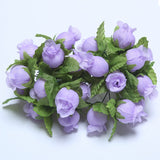 Cifeeo 36/72/144pcs Mini Artificial Flower Silk Rose Flower Bouquet for Wedding Party Home Decoration DIY Wreath Scrapbook accessories