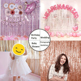 Cifeeo Party Backdrop Curtains Glitter Gold Tinsel Fringe Foil Curtain Birthday Wedding Decoration Adult Anniversary Decor